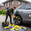 22-Piece Car Wheel & Detailing Brush Kit – Complete Rim, Tire & Interior Cleaning Set