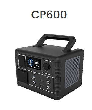 PUFA CP600 – Tragbare 600-W-Powerstation mit LCD-Display