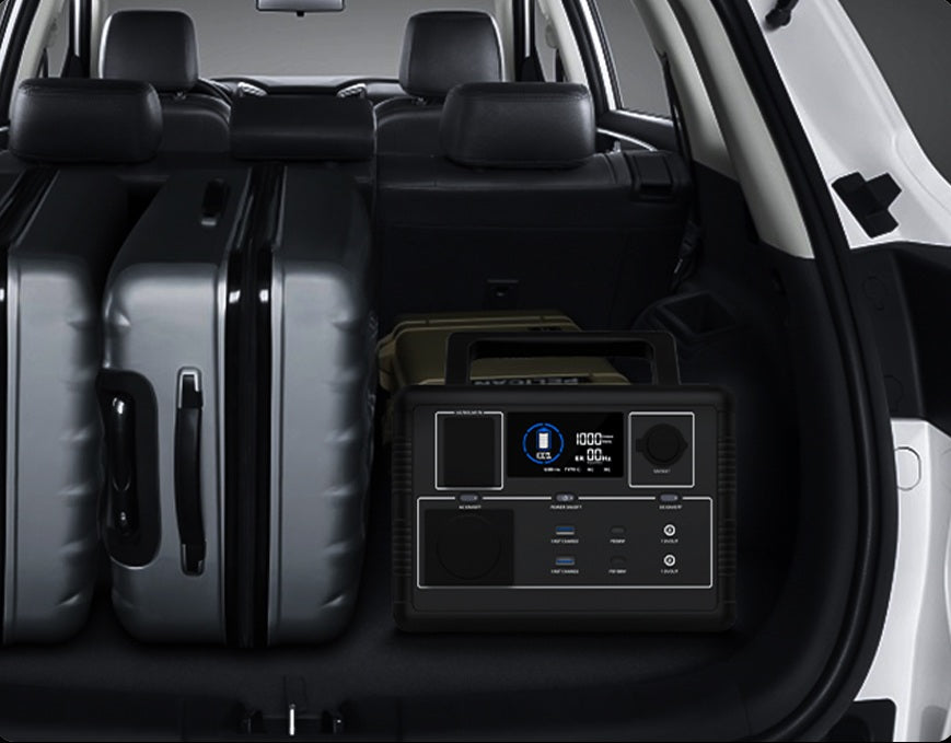 PUFA CP600 – Tragbare 600-W-Powerstation mit LCD-Display